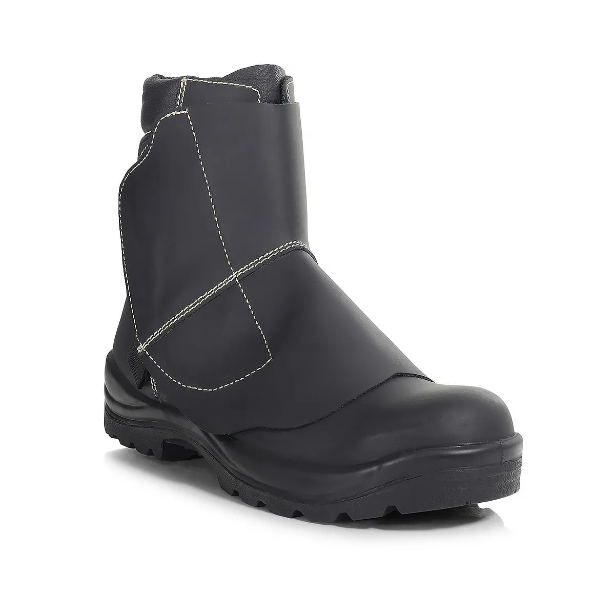 Perf PB26 Mid Length Foundry Boot (Steel) — Black